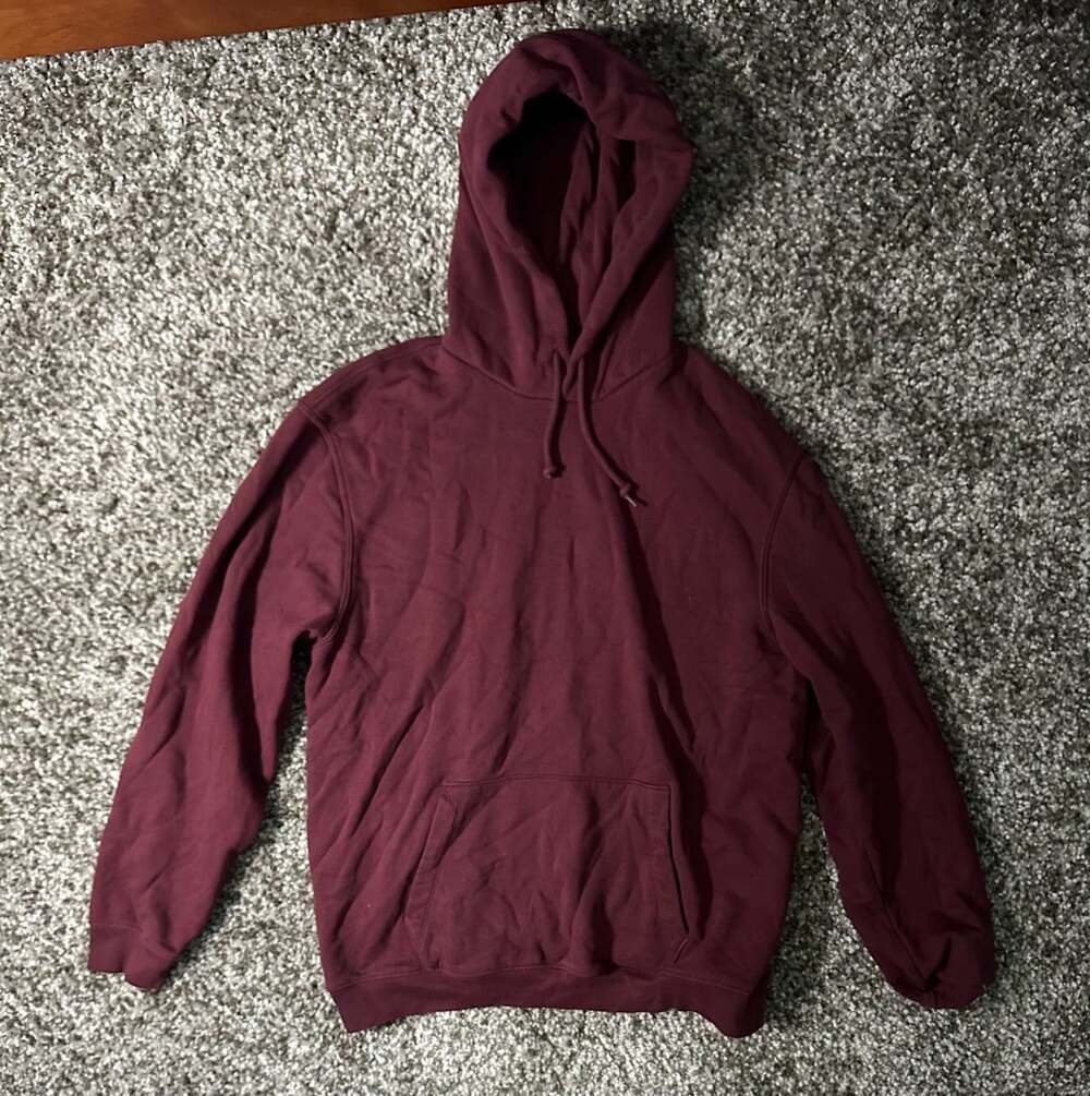 Gap Hoodie Size L Maroon Red Pullover Sweatshirt